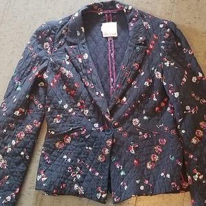 Rebecca Taylor Quilted Blazer Jacket size 8